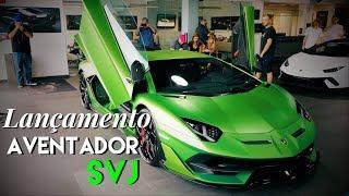 Lançamento LAMBORGHINI AVENTADOR SVJ 2019 | EVENTO de carros EXÓTICOS em MIAMI