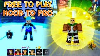 "Free To Play" #1 Completing Namek Map | Noob To Pro Series In Anime Adventures Roblox