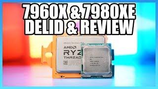 i9-7980XE & 7960X Review: Delidded Thermals, Power, & Performance