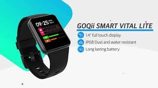 Up your style with GOQii Smart Vital Lite