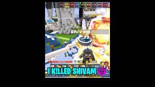 Bedwars: I Meet G*YMR SHIVAM!!  #blockmango #mattsunbg #viral #shorts