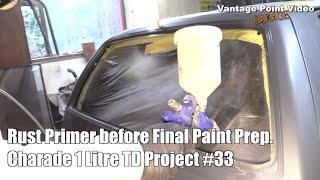 Rust Primer before Final Paint Prep: Charade Restoration #33