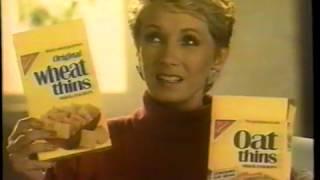 1989 Nabisco Wheat Thins Oat Thins "Sandy Duncan on Guilt Continued..." TV Commercial