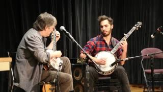 Bela Fleck and Ricky Mier - Berklee College Of Music - Banish Misfortune and Maid Behind The Bar