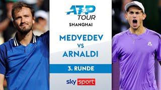 Medvedev vs. Arnaldi  - 3. Runde | Rolex Shanghai Masters 2024 | Highlights - Sky Sport Tennis