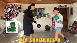 MITT WORK TRAINING- Fly Superlace X Green and Gold