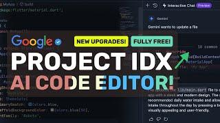 Google's Project IDX (Agent Mode) : This FREE AI Editor BEATS Cursor, V0 & BOLT!