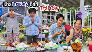 Khai Trương Bán Trái Cây Và Bữa Cơm Của Hai Vợ Chồng Sau Ngày Mua Bán Đầu Tiên | #TTN