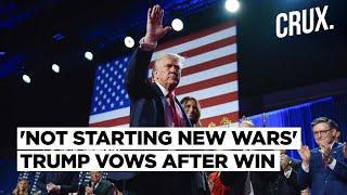 Trump Vows to 'Stop Wars & Fix Borders', Praises 'Genius' Elon Musk In Victory Speech | US Election