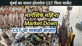 Mumbai CST Fish Market Latest Video | Wholesale Fish Market In Mumbai | Cst Macchi Market