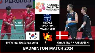 Finals | Kim ASTRUP/RASMUSSEN (DEN) vs JIN Yong/NA Sung Seong (KOR)[MD]| Malaysia Master 2024