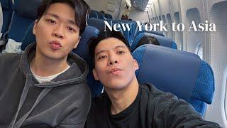 VLOG | ️飛30個小時從紐約到泰國 順便停一下韓國剪頭髮‍️