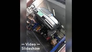 에쿠스 앞쪽밑에서 바람새는소리와 웅웅 소리날때,연료과다소모,차가 잘안나감 ... 소음기교체(촉매장치, 쎈서교체)