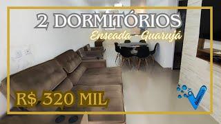 R$ 320 mil - Apartamento 2 dormitórios lazer completo Enseada - Guarujá