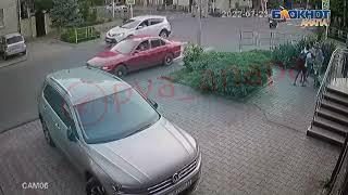 Появилось видео смертельного ДТП на улице Астраханской в Анапе