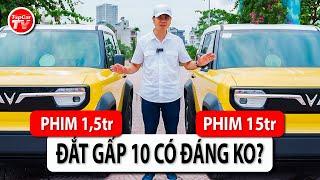 Thử so sánh phim cách nhiệt DỞM 1,5tr với phim XỊN 15tr xem loại nào MUA PHÍ TIỀN | TIPCAR TV