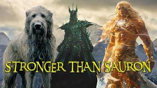 The 10 Beings Stronger Than Sauron in Middle Earth