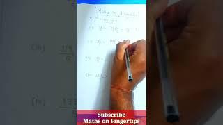 #ShortTrick | Divide any number by 5 | #shorts #mathtricks #shikshavikalp #shiksha_vikalp