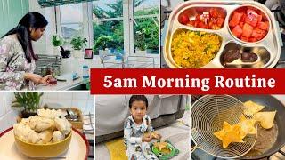 5am Morning Routine  | Kids Lunch box recipe for Busy moms  | NRI Tamil Vlog