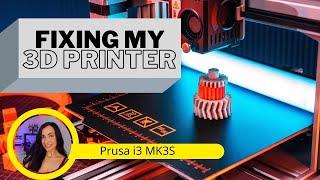 SERVICING MY 3D PRINTER! MinTemp Bed Error  PRUSA i3 MK3S