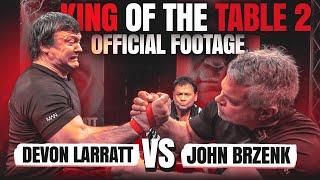 DEVON LARRATT vs JOHN BRZENK - KING OF THE TABLE 2 OFFICIAL FOOTAGE