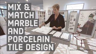 Porcelain vs. Marble Tile for Bathroom Remodel - Design Talk with Stacey Hoffman of SYNC Design