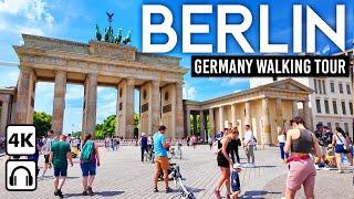 BERLIN, Germany  Sightseeing 4K Walking Tour in most famous Places