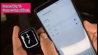 how to connect smartwatch to android phone Urdu/hindi