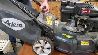 Aries lawn mower bag on a YardWorks  #Frugal With John