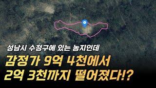 감정가 9억 농지가 15억에 낙찰 그리고 미납!  지금은 2억대, 왜 이렇게 까지? 이 농지의 운명은 어떻게??