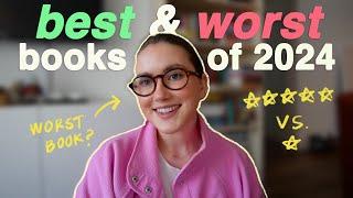 THE BEST & WORST BOOKS I READ IN 2024