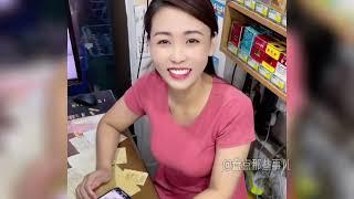 盘点网络上的美女老板娘，遇到不正经的顾客，撩的老板娘花枝乱颤