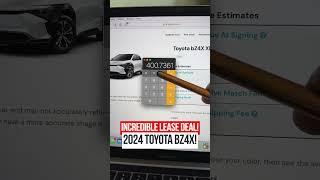 Pre-Negotiated Lease Deal - Toyota BZ4X