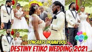 Destiny Etiko and Jerry Williams Traditional Wedding 2023 Congrats drama doll 