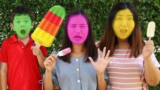 สกายเลอร์ |ไอติมกินแล้ว หน้าเปลี่ยนสี!!!  Wall's Ice Cream ไอติมวอลล์แพดเดิลป๊อป "Paddle Pop"