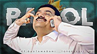 PAGOL - Attitude status Adani Edit | TopGFX  #adanigroup