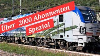 Über 2000 Abonnenten Spezial, viele Arten von Zügen aus Deutschland , Niederlanden, Italien + Modell