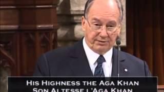 His Highness the Aga Khan's historic, 2014, address to the Canadian Parliament