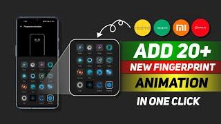 Add More Fingerprint Animation In Android Phones || New Fingerprint Animation In Realme & Oppo