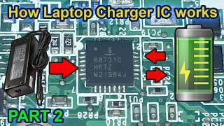 How Laptop Charger IC works | Part 2 | ISL88731C | Battery and AC Adapter Simulation