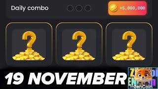 Zen coin daily combo 19 November | Zen coin today combo cards 19 November | Zen coin airdrop