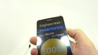 Видео обзор смартфона Highscreen Power Five Evo 16 Гб белый