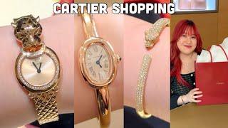 Cartier Shopping️ Cartier Panthère Bracelet & Watch, Cartier Baignoire, Cartier Perfume