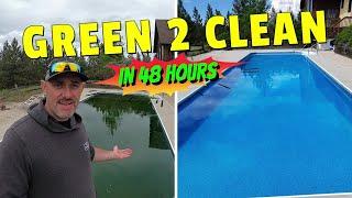 How to Clean a Green Pool Fast: Cleaning Pool: Cloudy Pool Cleaning: Satisfying Pool Cleaning