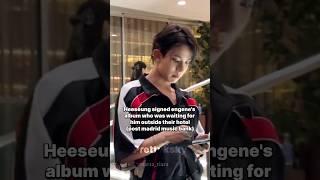 Heeseung & Jay signed madrid engenes album #enhypen #jay #heeseung #engene #prettyksky