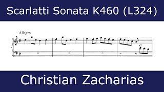 Domenico Scarlatti - Sonata in C major K460 (Christian Zacharias)