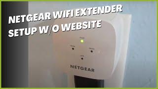 Netgear WiFi Extender Setup Without Website or Computer