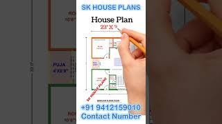 23 X 33 Popular Home Design 759 Sqft | Home Design by SK House Plans {Serial Number 1888}