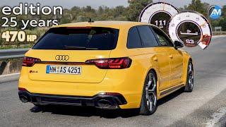 NEW! Audi RS4 edition 25 years (470hp) | 0-100 km/h acceleration & SOUND| by Automann in 4K