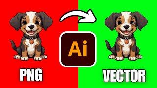 How To Convert PNG File to Vector in Adobe Illustrator